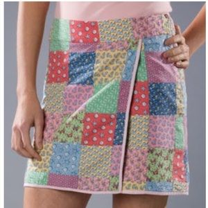 Vineyard Vines Quilted wrap skirt SZ10